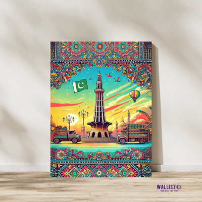 Vibrant Minar-e-Pakistan