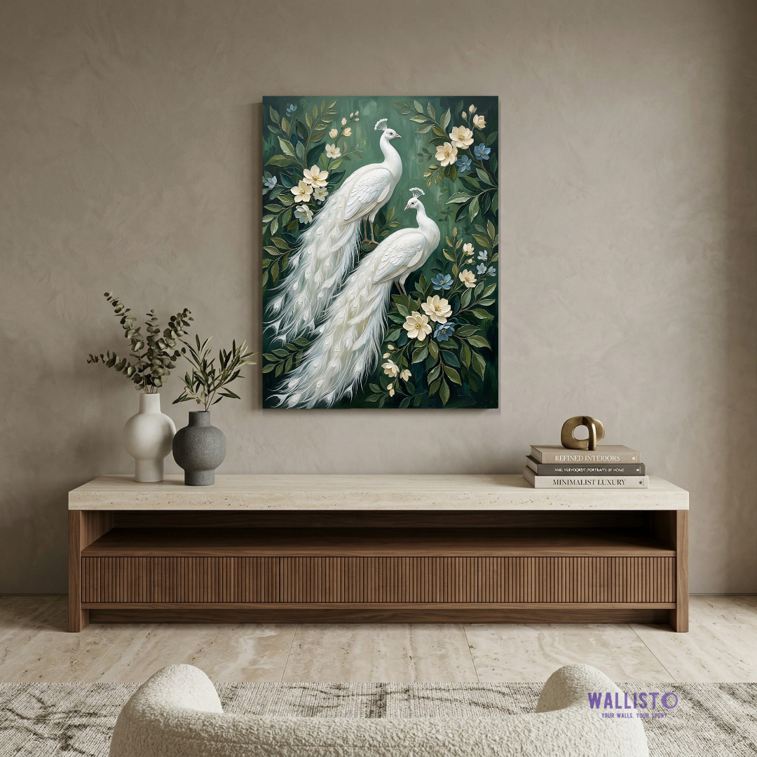 Ivory Peacocks