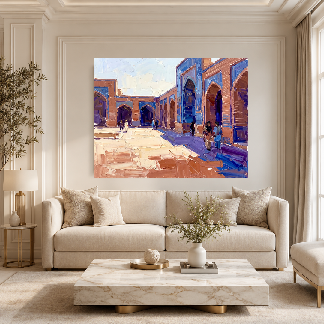 Thatta: Blue Through the Arches